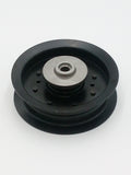 Husqvarna / Redmax / Craftsman Deck Flat Idler Pulley – Steel – Replaces 532196104 & 532197380