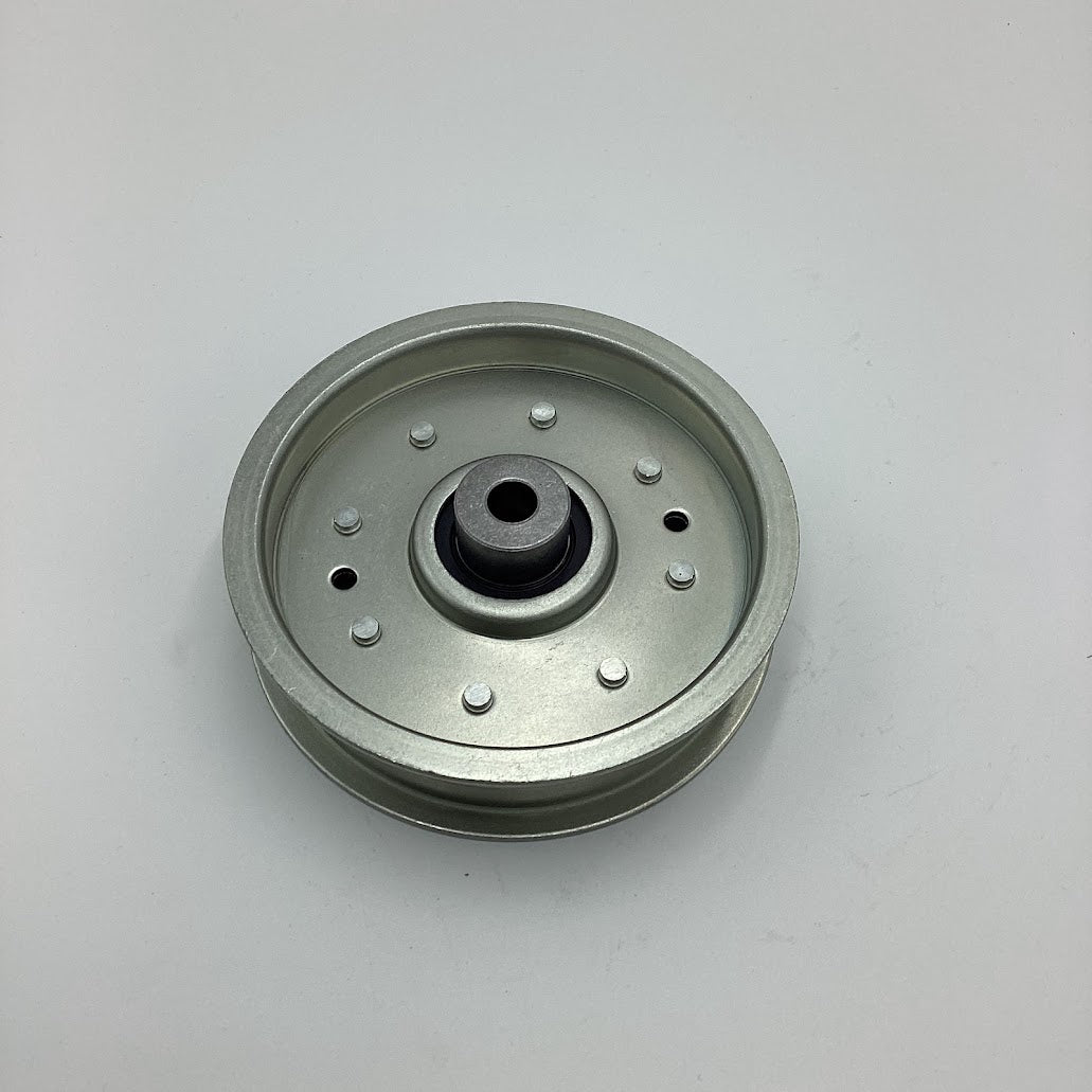 Pulley Flat Idler  4-7/8" Steel  Suits Cub Cadet / MTD Yardman / Yard Machine / White  Replaces 756-04129