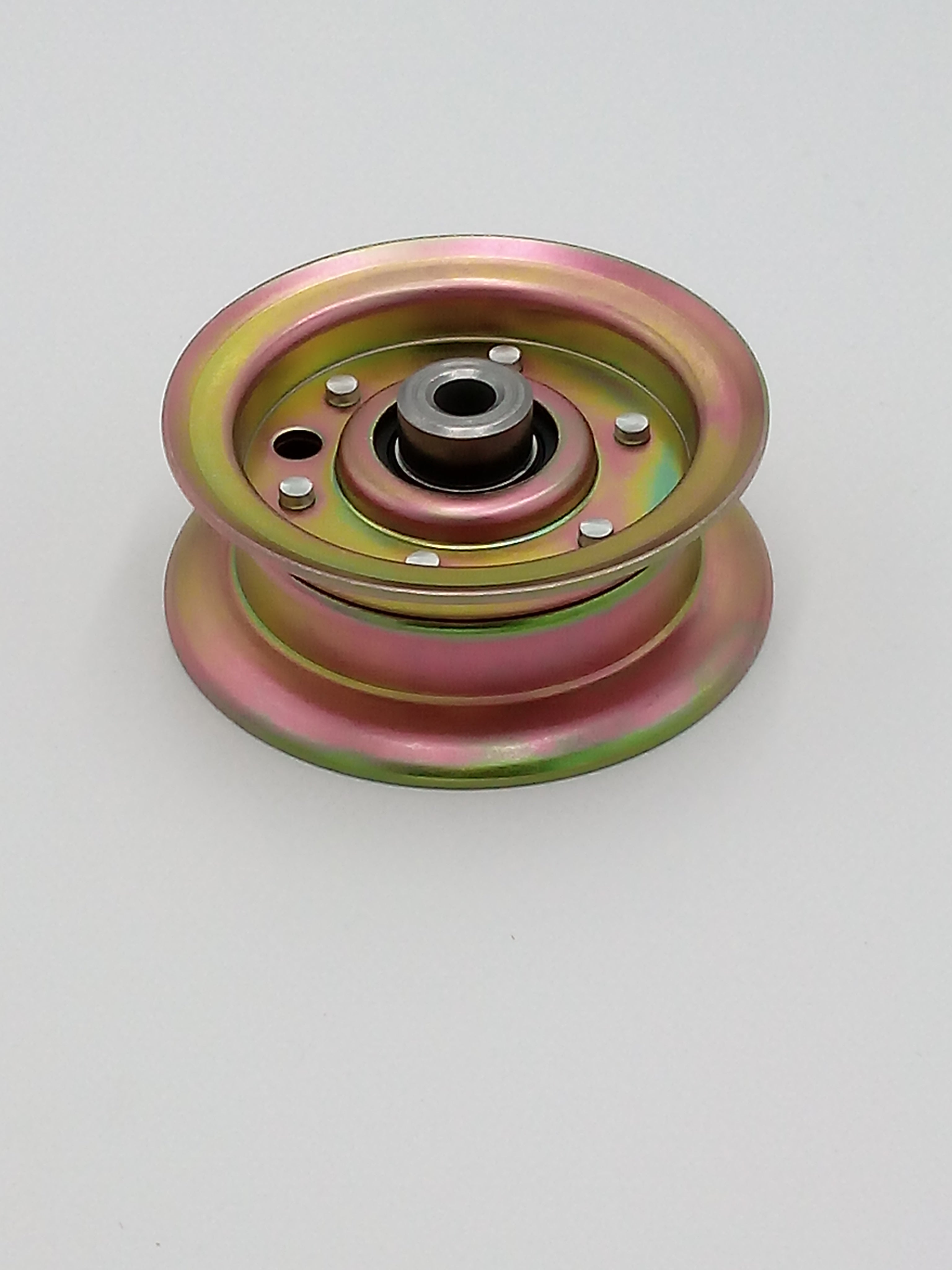 Pulley Flat Idler – 3-7/8" Steel – Suits Husqvarna / Dixon 38"–52" Decks – Replaces 532193197 / 532177968
