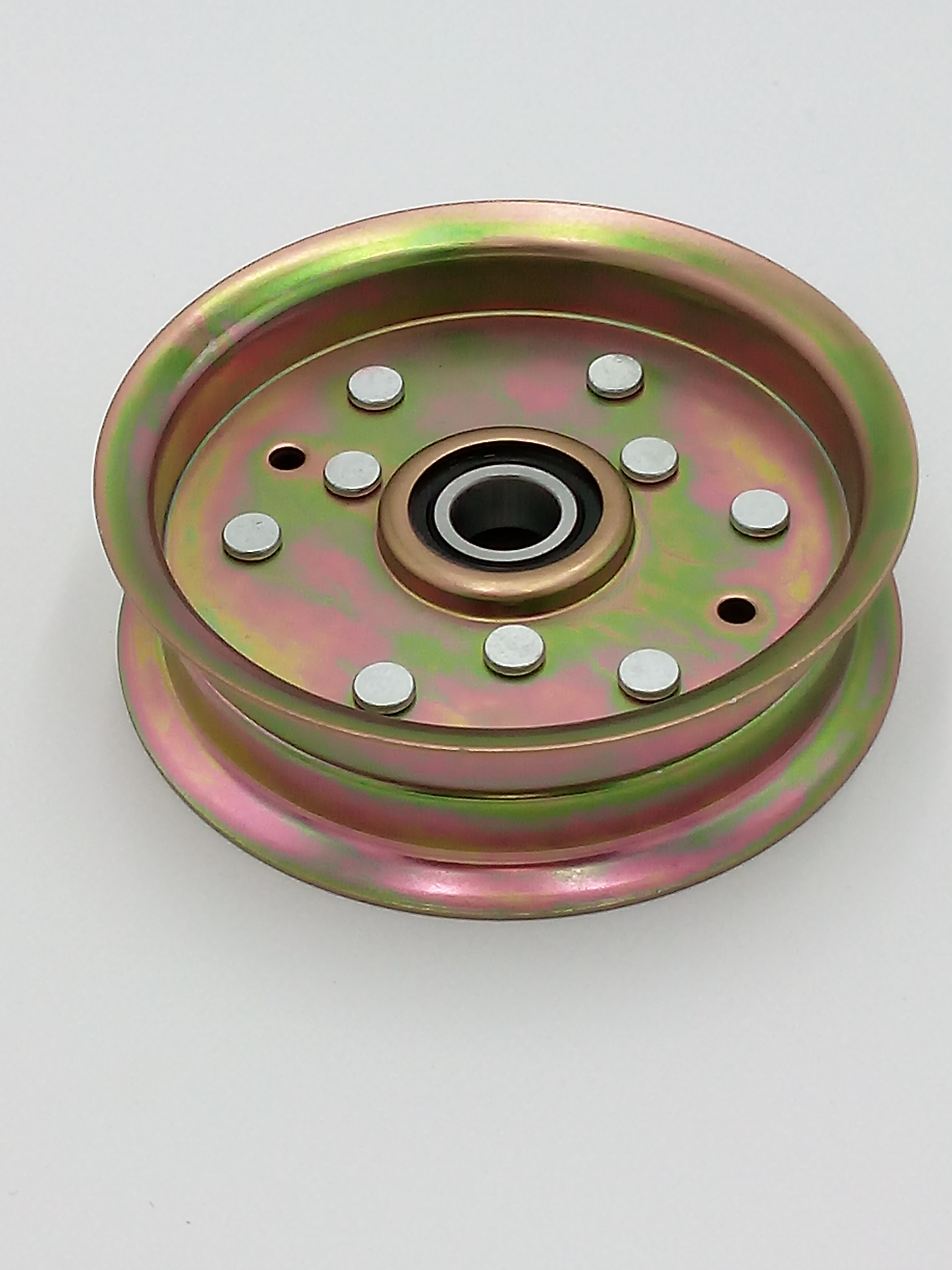 Pulley Deck Flat Idler Steel with Flange – 5-1/4" – Suits John Deere 42"/48" Decks – Replaces GY20110