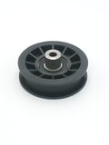 Pulley Flat Idler  Composite Plastic (3-1/2")  Suits Dixon / Husqvarna Ride-On Mowers  Replaces 532194327