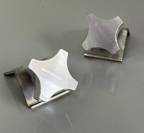 Scott Bonnar Deflector Mount and Screw Sets Aluminium Finish